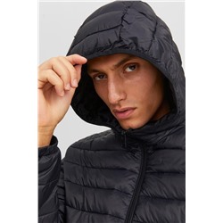 Anorak con capucha Negro