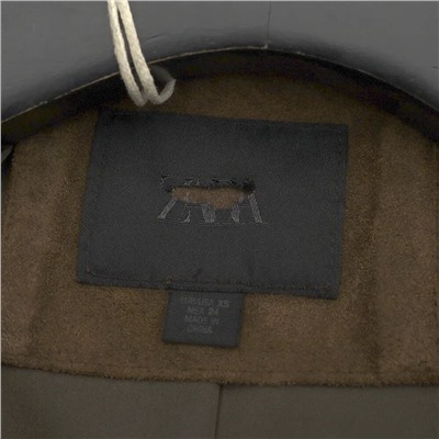 Женский бомбер из искуственной замши   ЗАР*А