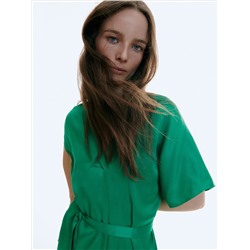 Midikleid aus Viskose