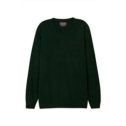 Jersey de lana Verde oscuro