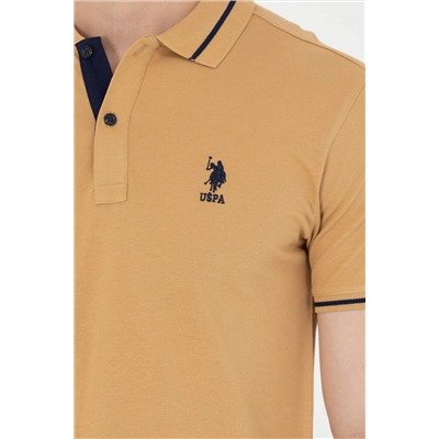 Erkek Camel Basic Polo Yaka Tişört