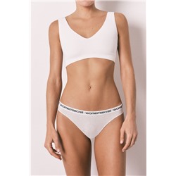 Pack 7 tangas algodón logo rayas