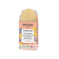 Weleda Shower Bar - Douche Végétale Solide - Ylang Ylang & Iris Bio 75g