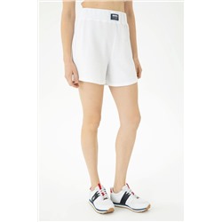 Kadın Beyaz Örme Şort