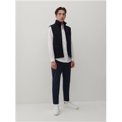 Steppweste mit Stehkragen