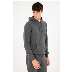 Erkek Antrasit Melanj Basic Sweatshirt