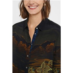 Camisa larga Hawaiana