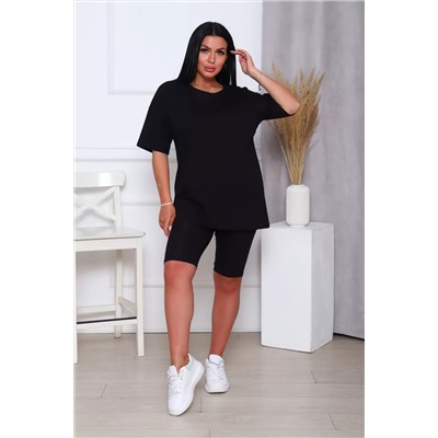 Костюм спортивный футболка и велосипедки КЖ-002