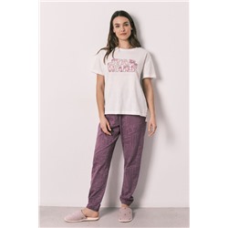 Pijama largo manga corta algodón Star Wars