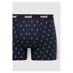 Mavi Baskılı Lacivert Boxer 0910735-30717