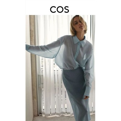 Женская тонкая полупрозрачная рубашка  CO*S