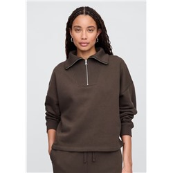 Oversized Quarter-Zip Sweatshirt