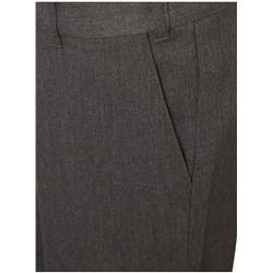 Boys Grey Plus Fit Regular Leg School Trouser 2 Pack