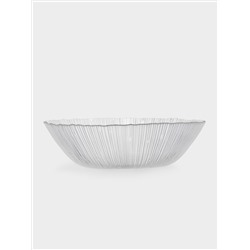 Салатник, 25х7 см, 1,8 л, стекло, с золотистым кантом, Wengen