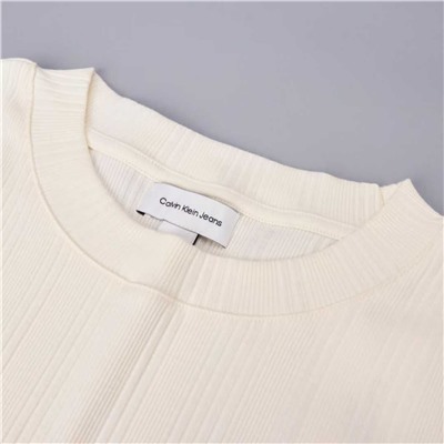 Женская эластичная рубашка с круглым вырезом и длинными рукавами СК