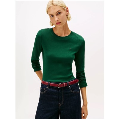 Long-Sleeve Crewneck Favorite T-Shirt