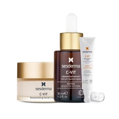 C-Vit Tratamiento Completo Antiedad Crema+Contorno+Serum