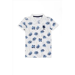 Erkek Çocuk Koyu Mavi Polo Yaka Tişört