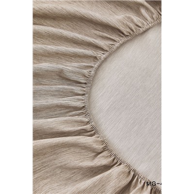 Простыня на резинке Страйп Меланж с высотой борта 25 см.