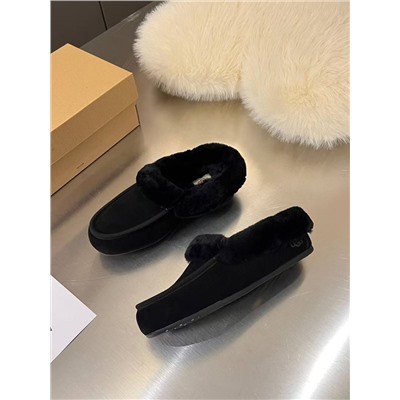 Теплые женские лоферы  УГ*Г