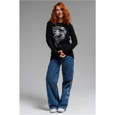 8516 Футболка с длинным рукавом женская