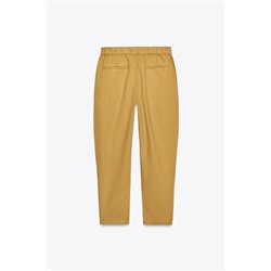 JOGGER TROUSERS WITH BUTTONED HEMS