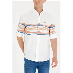 Erkek Kiremit Uzun Kollu Gömlek