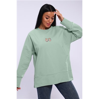 Худи женское с разрезами по бокам 003