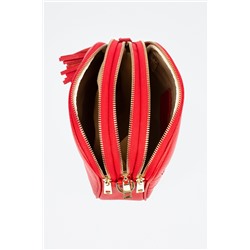 Bandolera de piel Rojo