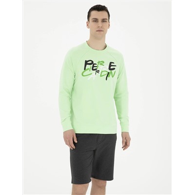 Fıstık Yeşili Regular Fit Sweatshirt