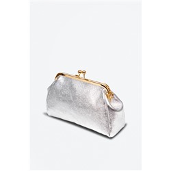 Bandolera de piel Ambivere Plateado - Firenze Artegiani