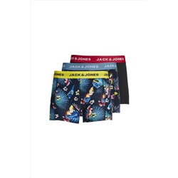 Jack & Jones Jack&jones Flower Bird 3 Pack Erkek Mavi Iç Çamaşır