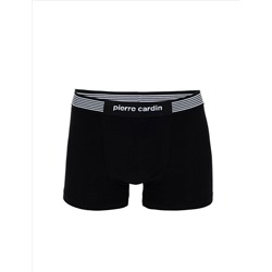 Siyah Pamuk Modal Karışımlı Tekli Boxer