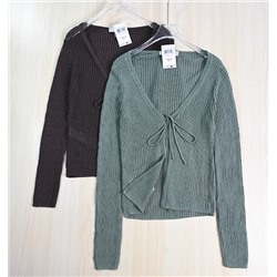 Осенний вязаный кардиган из хлопковой смеси МАНГ*О