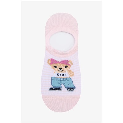 Penti 3 Çift Pamuklu Teddy Bear Ayı Desenli Sneaker Çorap