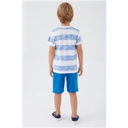 Erkek Çocuk Kobalt Mavi Pijama Takımı