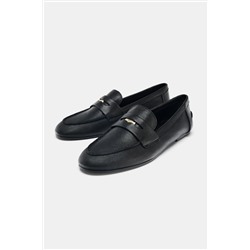 LEATHER PENNY LOAFERS