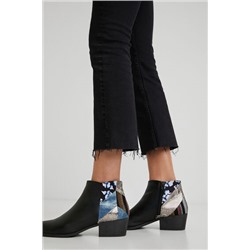 Botines patch denim