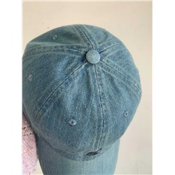 Новая бейсболка с мягким верхом из выстиранной джинсовой ткани РАЛЬ*Ф Л