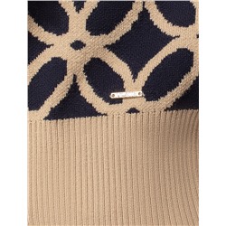 Джемпер жаккардовой вязки с кашемиром