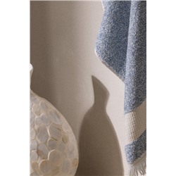 Brest %100 Pamuk Banyo Havlusu - Mavi - 75x150 cm