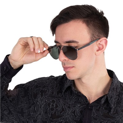 Hugo Boss  Polarized Green Pilot Men's Sunglasses BOSS 1485/S 0MFK/UC 60