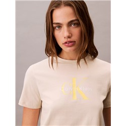 Monogram Logo Tee- FOG