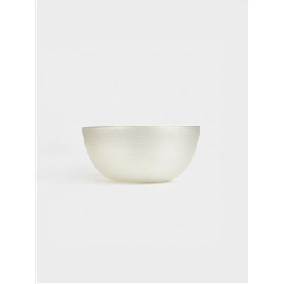 Салатник, 15х8 см, 440 мл, стекло, молочный/шампань, Marbella