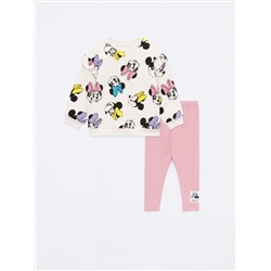 КОМПЛЕКТ ИЗ ТОЛСТОВКИ И ЛЕГГИНСОВ МИННИ МАУС