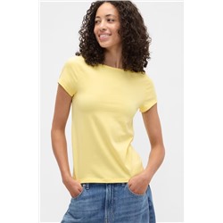 Boatneck Open-Back T-Shirt