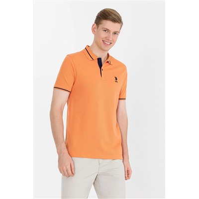 Erkek Kiremit Basic Polo Yaka Tişört