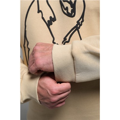 8535 Мужской свитшот оверсайз