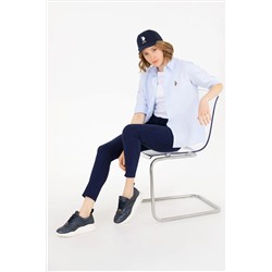 Kadın Açık Mavi Uzun Kollu Basic Gömlek