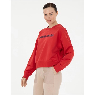 Kırmızı Oversize Sweatshirt